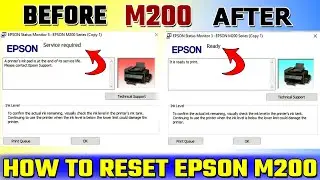 Epson m200 ink pad is at the end of its service life || Epson m200 Service Required Problem