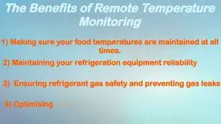 Remote Temperature Monitoring system by TempGenius