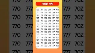 Find the Odd One Out in 5 Seconds ⏱️ | Puzzle Challenge