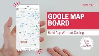 How To Implement Google Maps In Your App | No Code App Builder |