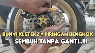 Rem cakram bunyi kletek kletek = piringan bengkok. begini cara mengatasinya..