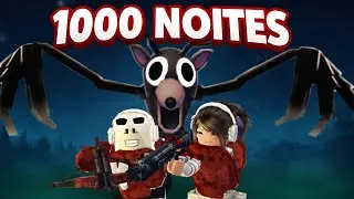 COMPLETAMOS 1000 NOITES 😱🔥 BASE SEGURA no Roblox 99 Noites | Agatha Louise
