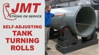 JMT Self-Adjusting Tank Turning Roll in Operation