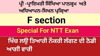 Curriculum of primary education Teaching Learning Process ( F section)