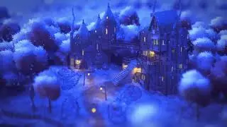 Cute Cozy Winter Ambience | Tiny Mansion made in Tiny Glade
