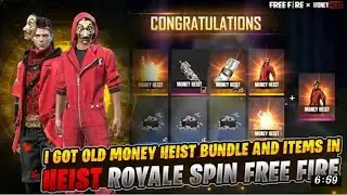 ROYAL FREE FIRE | FREE FIRE HEIST ROYAL GLITCH | MONEY HEIST ROYAL GLITCH FF | 5 TOKEN GLITCH1,