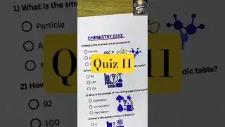 Chemistry Brain Teaser: How Many Can You Get Right? 🔥#trending #triviatricks