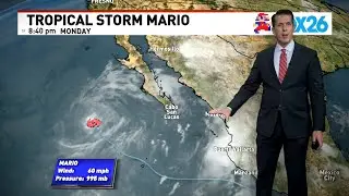 It&rsquo;s Mario time! Tropical Storm Mario may bring thunderstorms late this week