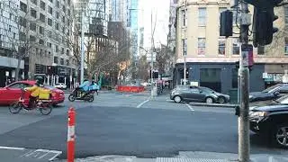 Melbourne CBD - how it looks under stage 4 restrictions