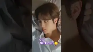 OT7 Sleeping Together 🥺💜 | BTS Soft Moments #bts #taehyung #ot7isback #shorts #jungkook
