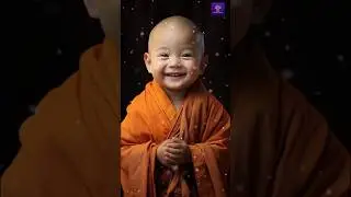 World Famous Cute Little Monk 😍| Funny Moments of Cute Monk 🔥| #shorts #cute #monk #viral