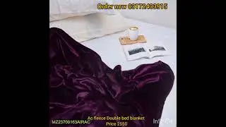 AC Fleece Double bed blanket