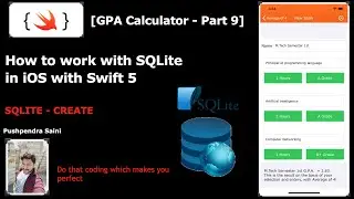 How to work with SQLite in iOS with Swift 5