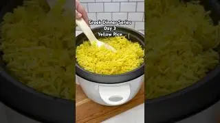 Yellow Rice 🍚 ⭐️ Day 3 Greek Dinner Series 🇬🇷