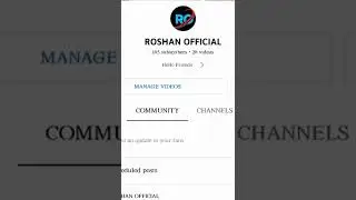 Community Tab in Zero Subscriber 👍 | 🔴 Live Proof | Youtube New Updates ✨ #shorts #update #youtube