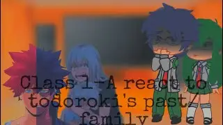 Class 1-A react to todoroki’s past/family||no ships||no part 2||
