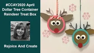 #CCAY2020 Reindeer Treat Box from Dollar Tree Magnetic Container