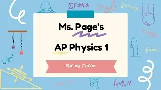 Spring Forces/ Hooke's Law- AP Physics 1