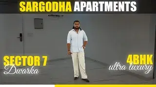 Ultra Luxurious 4BHK in Sargodha Apartments | Dwarka Sec 7 | Near Expressway & Airport | #realestate