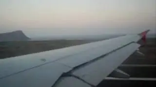 LTE EC-KFM A320 @ GCTS Take-off