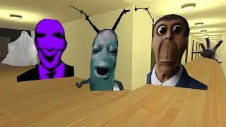FIRE IN THE HOTEL PALANKTON VS AFTON,REALISTIC OBUNGA,CREEPY HAND AND REAL GHOST#Gmod #Nextbot #Meme
