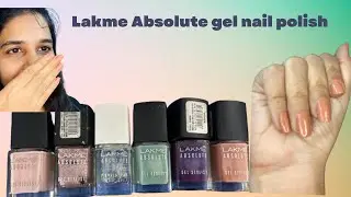 Lakme Absolute Gel Stylist || Nail Polish || Review ||