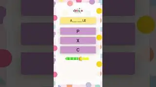 A _ _ LE = What? 🍎 | Missing Letter Quiz for Kids