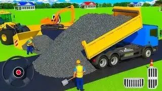 Heavy JCB Road Construction 🏗️ Simulator 3D Game | Android Gameplay 2026