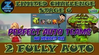 Witch Doll🧙&zwj;♀️ Limited Challenge Stage 6 (2 Perfect Auto Team) Part 2 | Dark Disaster 發條娃娃臨時冒險關卡6挑戰,