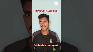 #OSAP JOB PROFILE #irb #odishapolice #motivation #shorts #viral