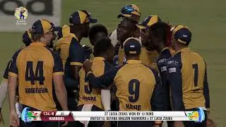 LIVE CPL | Match 10 | Guyana Amazon Warriors v St Lucia Zouks