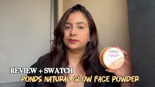 Ponds Natural Glow Face Powder | Product Review + Swatch | #productreview #pondspowder