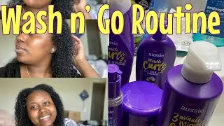 Product Review + Demo | Aussie Miracle Curls | Wash and Go Routine | 3b/ 3c hair type