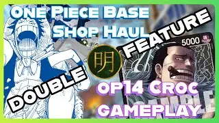 ONE PIECE BASE SHOP HAUL AND CROC RANKED GAMEPLAY!!