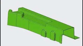 Learn how to create sheetmetal forming part in Creo - sheetmetal design 18