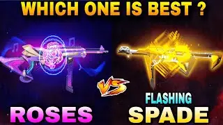 ROSES MP40 VS FLASHING SPADE MP40 DAMAGE ABILITY TEST || BEST MP40 SKIN - GARENA FREE FIRE