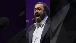 Maestro Pavarotti hits a passionate high C during the climactic finale of 