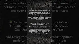 Разделится моя община на 73 течения, - 72 группы в огне, и одна в Раю&hellip; кто же они (попавшие в Рай?)