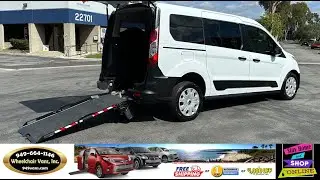 For Sale 2021 Ford Transit Connect XL Driverge Manual Fold Out Ramp Rear Loading Wheelchair Van