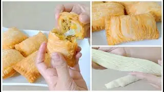 7 Layers Samosa Recipe | Flaky and Crispy Samosa | Samosa Folding Technique | Ramadan Special Recipe