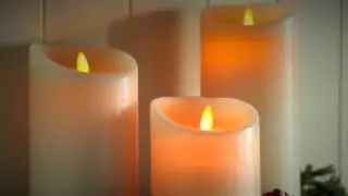 Scented Flickering Flame-Free LED Illusion Candles SKU#52838 - Plow & Hearth