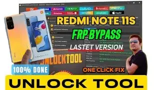 Redmi Note 11S Frp Bypass Unlock Tool 100% Done ( Latest Version ) #foryou #frp #unlocktool #redmi
