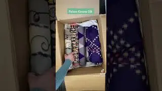 Unboxing Meisen Kimono Silk #shorts #silk #beautiful #kimono #bold #handmade #vintage #antique #diy