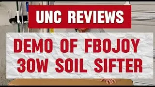 Demo of the FBOJOY 30W Automatic Soil Sifter 🌱⚡ Rock, Sand & Compost Made Easy
