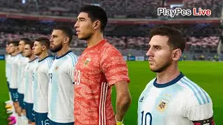 PES 2021 - Argentina vs Paraguay - Full Match & Goal - Gameplay PC