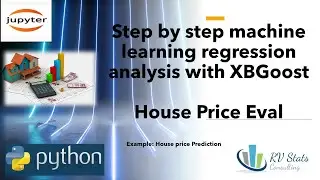 XGBoost: Regression step by step with Python | Data Analysis | Supervised learning | Real estate