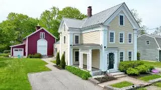 Updated Historic Greek Revival-Style Home | Yarmouth Maine Home For Sale