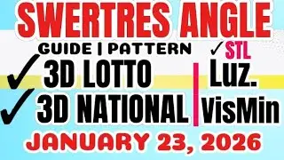 new best angle guide today 3d lotto, 3d national, swertres and all STL Luz. VisMin Jan. 22,2026