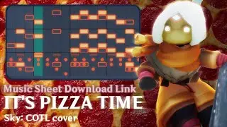 It's Pizza Time - Pizza Tower (Sky: Children of the light cover) + Music Sheet download