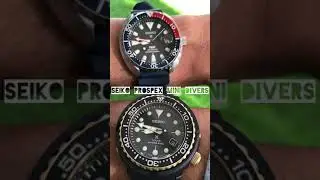 Seiko Prospex Double Divers Mini Turtle SRPC41K1 Padi Pepsi Mini Tuna Solar Gold SNE498P1 #shorts